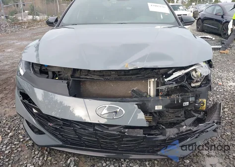 2022 Hyundai Elantra N Line z USA, uszkodzony, nr VIN KMHLR4AF6NU243594